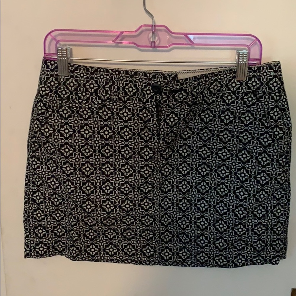 Quatrefoil Miniskirt
